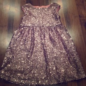 Pink Sequence Dress-3T